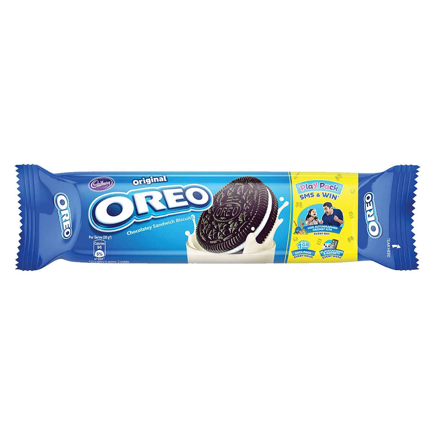 Cadbury Oreo Original Vanilla Creme Biscuit, 120 g